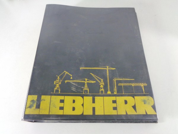 Betriebsanleitung / Handbuch Liebherr Turmdrehkran 80 HC Stand 04/1983