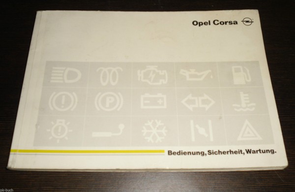 Betriebsanleitung / Handbuch Opel Corsa B Stand 08/1993