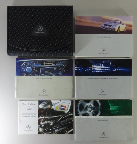 Bordmappe + Betriebsanleitung Mercedes R170 SLK 200 / 230 / 320 + AMG - 01/2002