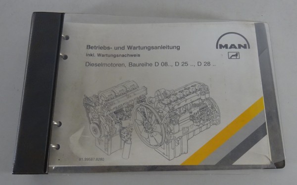 Betriebsanleitung / Handbuch MAN Dieselmotoren D 08 / D 25 / D 28 Stand 05/1994