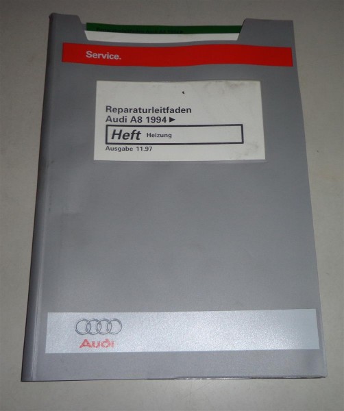 Werkstatthandbuch Audi A8 D2 Heizung ab 1994 Ausgabe 11.97