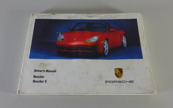 Owner's Manual / Handbook Porsche Boxster / Boxster S Typ 986 from 05/1999