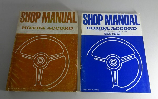 Workshop Manual / Repair manual Honda Accord SJ-D / SJ-E from 1978