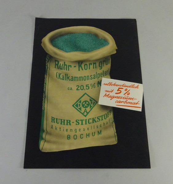 Prospektblatt / Broschüre Ruhr-Stickstoff AG Ruhr-Korn grün Dünger