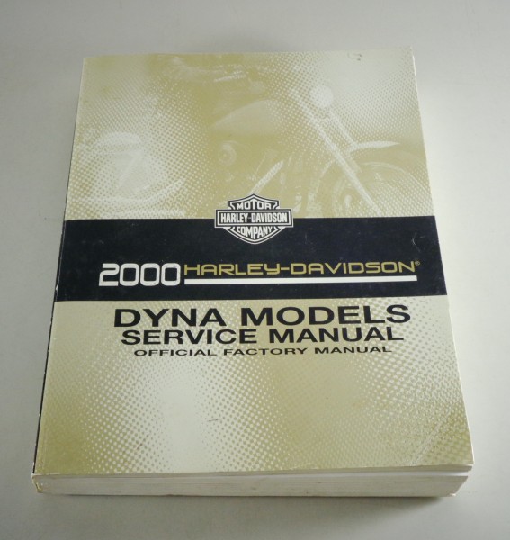 Workshop Manual Harley Davidson Dyna Models 2000 from 07/1999