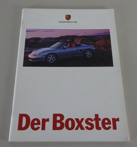 Prospekt / Broschüre „Der Boxster“ Porsche Boxster Typ 986 Stand 08/1996