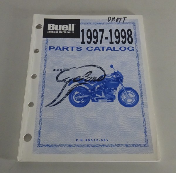 Parts catalog / Spare parts list Buell Cyclone M2 Model 1997 / 1998 from 08/1997