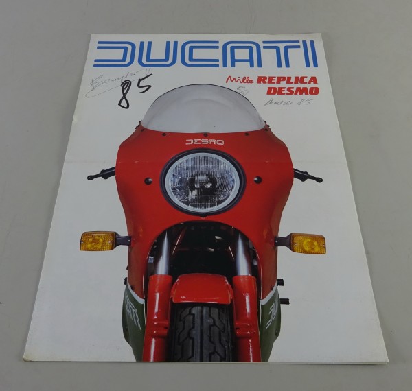 Prospekt / Broschüre Ducati Mille Replica Desmo Motorrad