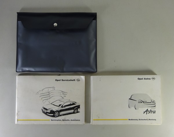 Bordmappe + Betriebsanleitung Opel Astra G Stand 02/1999