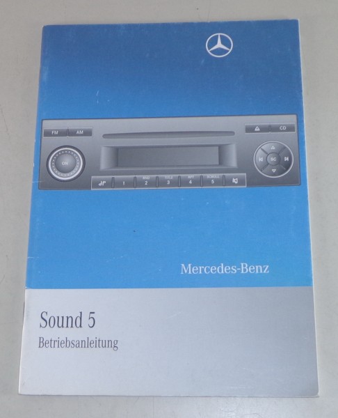 Betriebsanleitung Mercedes Benz Radio Sound 5 Stand 02/2009