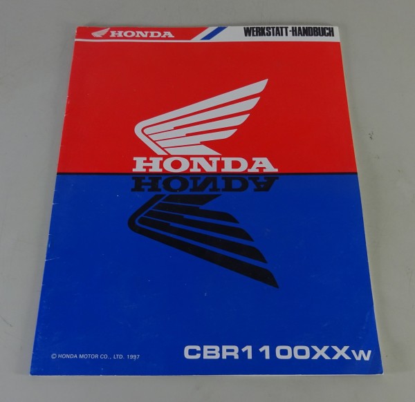 Werkstatthandbuch Ergänzung Honda CBR 1100 XX Super Blackbird Stand 07/1997