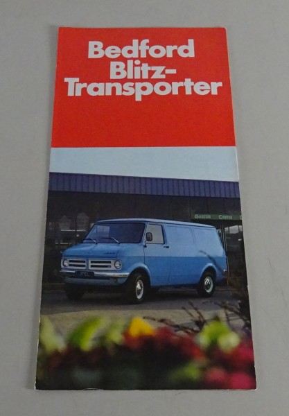 Prospekt / Broschüre Opel Bedford Blitz Transporter Stand 04/1973