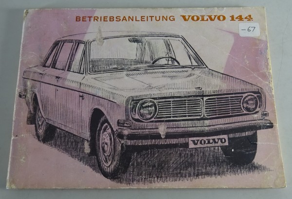 Betriebsanleitung / Handbuch Volvo 144 Stand 12/1966