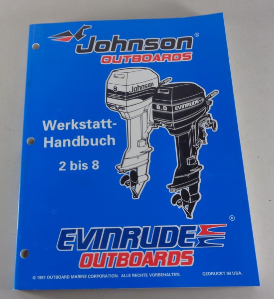 Werkstatthandbuch Johnson / Evinrude Bootsmotor 2 2,3 3,3 4 5 6 8 PS von 1997
