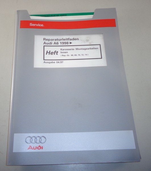 Werkstatthandbuch Reparaturleitfaden Audi A6 C5 Karosserie Montagearbeiten Innen