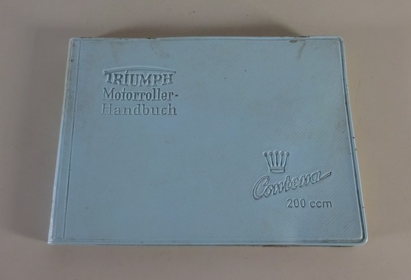 Betriebsanleitung / Fahrerhandbuch Triumph Contessa 200ccm Stand 01/1956