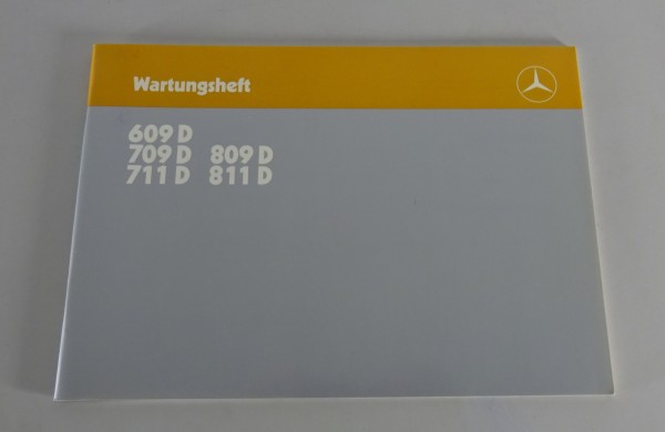Scheckheft / Wartungsheft blanko Mercedes Benz DüDo Transporter T2 von 03/1986
