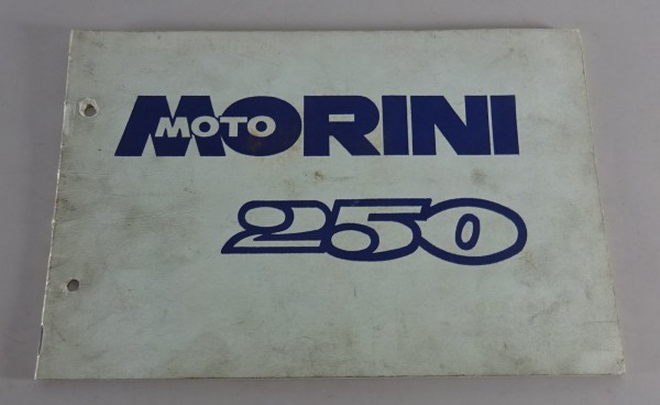 Manuale di istruzioni / Manuale Moto Morini 250 Edizione ca. 1980