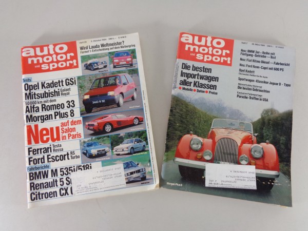 Testberichte / Magazine über den Morgan Plus 8 / +8 Stand 03/1980 - 10/1984