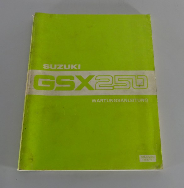 Werkstatthandbuch / Wartungsanleitung Suzuki GSX 250 / GSX250 Stand 04/1981