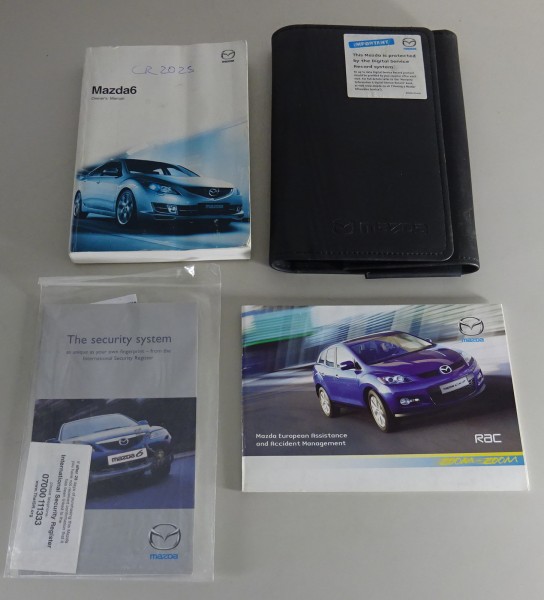 Handbook / Owner's Manual + Wallet Mazda 6 Type GH printed 12/2007