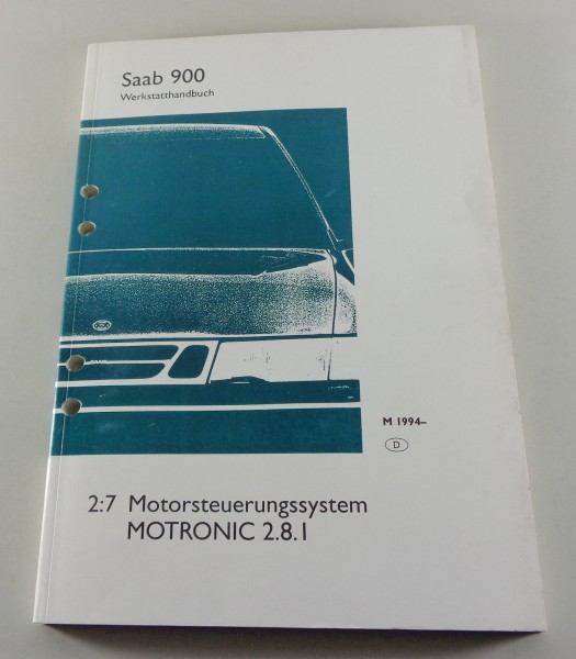 Werkstatthandbuch Saab 900 Motorsteuerungssystem Motronic 2.8.1 Modell ab 1994