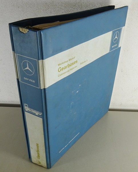 Workshop manual Mercedes truck gearboxed G 20-60 / G 312 / GV 80 etc. from 1978