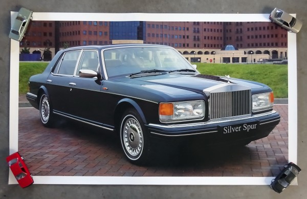 Poster / Plakat / Werbeplakat Rolls Royce Silver Spur