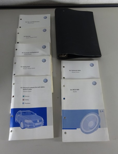 Owner's Manual / Handbook + Wallet VW Passat B6 Type 3C from 05/2007