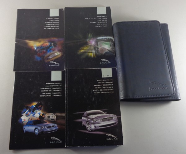 Owner's manual + wallet Jaguar X-Type from 2004