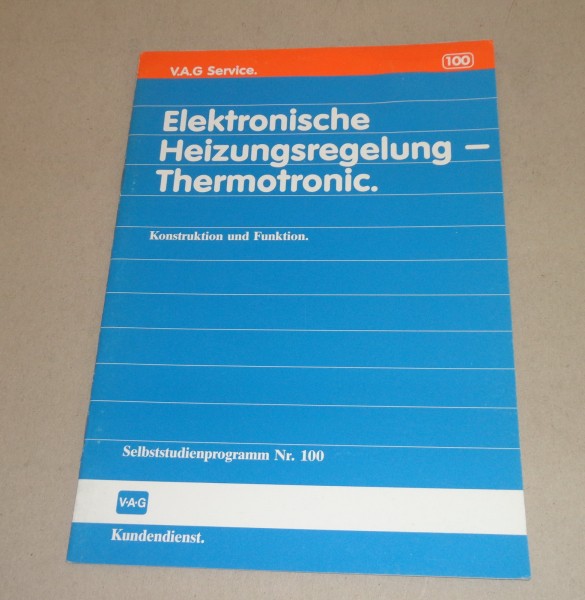 Selbststudienprogramm SSP 100 / elektronische Heizungsregelung VW Passat 35i