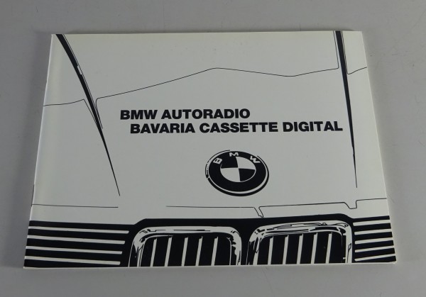 Betriebsanleitung / Handbuch BMW Autoradio Bavaria Digital Stand 07/1984