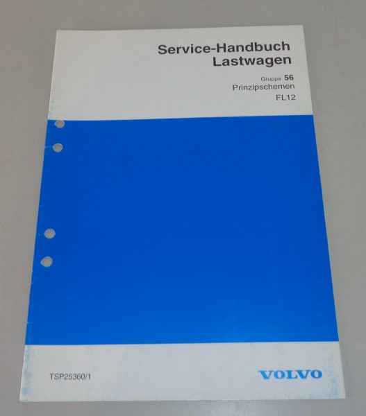 Werkstatthandbuch Volvo LKW FL12 Prinzipschemen von 1996