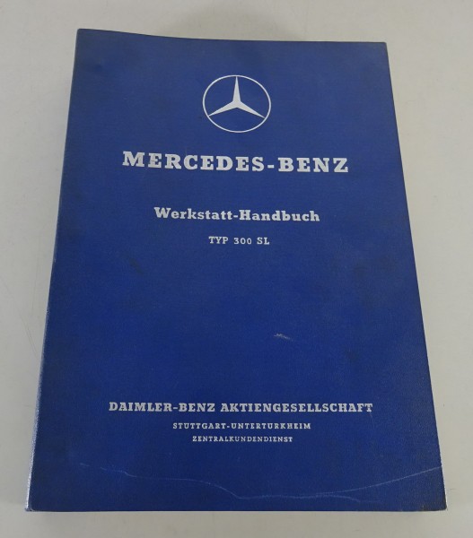 Werkstatthandbuch Mercedes-Benz 300 SL W198 - altes Original Stand bis 1961