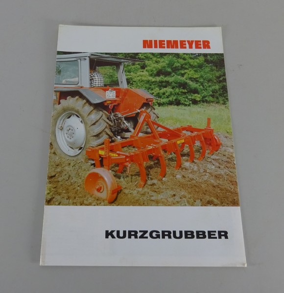 Prospekt / Broschüre Niemeyer Kurzgrubber KG 250-7 - KG 325-13 Stand 03/1983
