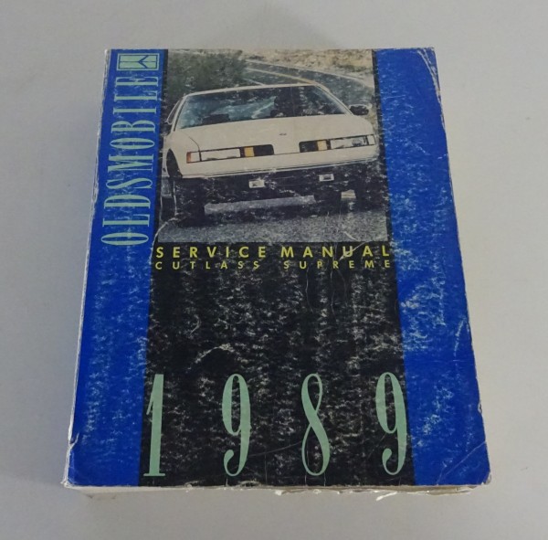 Workshop Manual / Service Manual Oldsmobile Cutlass Supreme from 1989