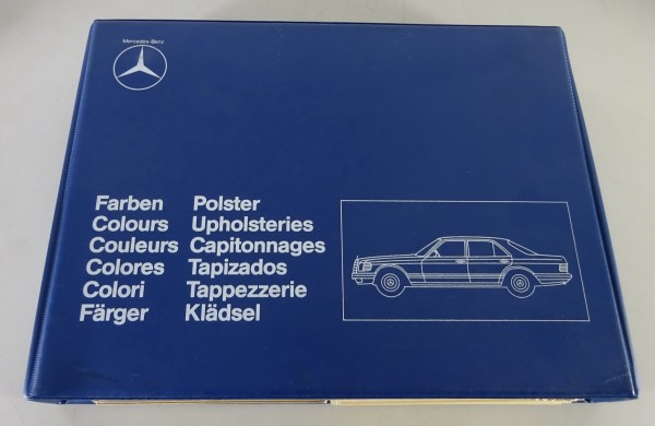 Farben + Polstermappe Mercedes-Benz R107 / C107 / W124 / W201 / W126 / C126