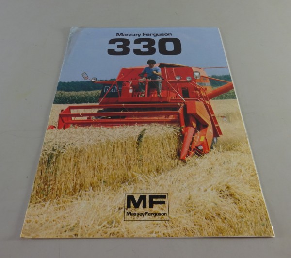 Prospekt / Broschüre Massey Ferguson Mähdrescher MF 330 Stand 10/1982