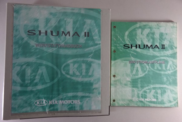 Werkstatthandbuch + Elektrische Schaltplän Kia Shuma II 2001 - 2004