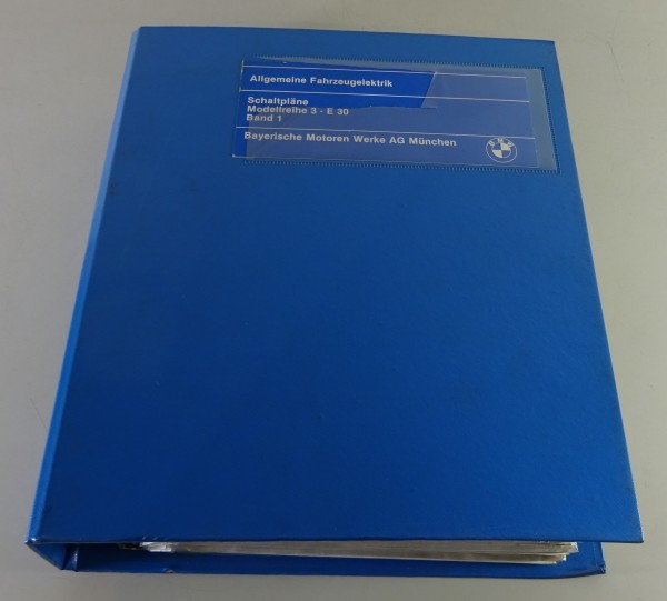 Werkstatthandbuch Elektrik / Schaltpläne BMW 3er E30 316 318 M3 Mj. 1986-1992