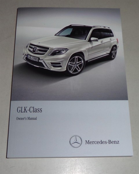 Owners Manual / Handbook Mercedes Benz GLK Class type X204 from 05/2012