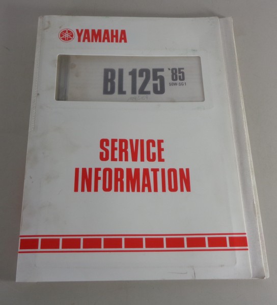 Werkstatthandbuch / Service Information Yamaha BL 125 Stand 1985
