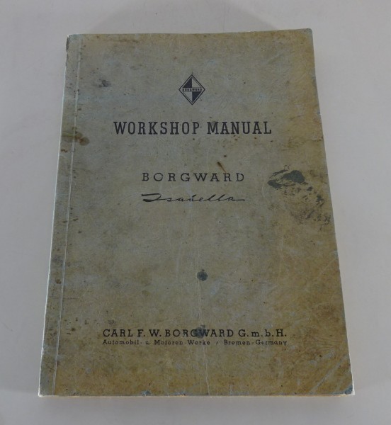 Workshop Manual / Repair Manual Borgward Isabella