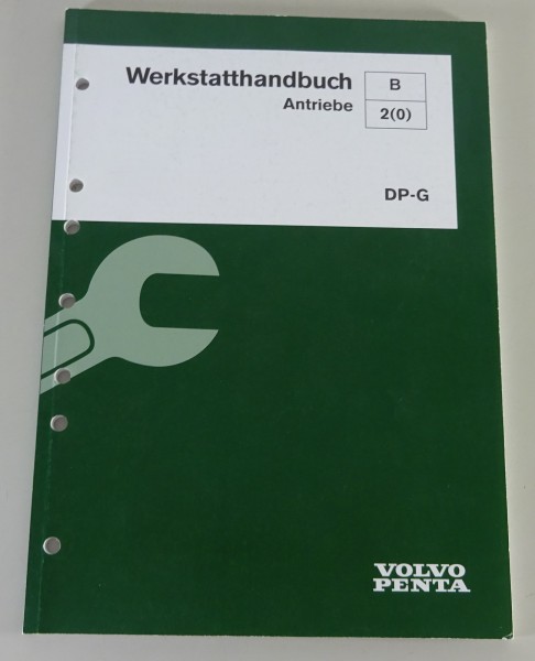 Werkstatthandbuch Volvo Penta Heckantrieb DP-G Stand 03/2003