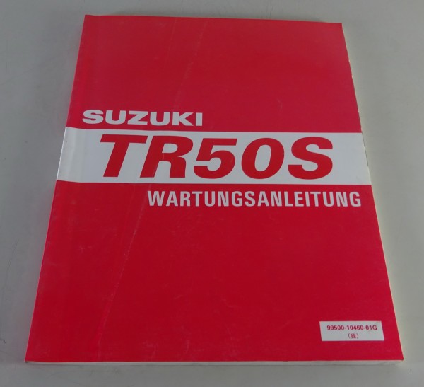 Werkstatthandbuch Suzuki TR 50 S Street Magic Motorroller Stand 01/1998
