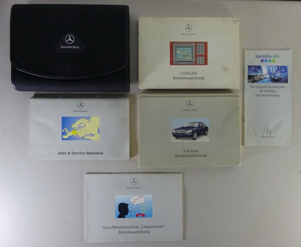 Bordmappe + Betriebsanleitung Mercedes S-Klasse W220 S 320, 430, 500 von 05/1998