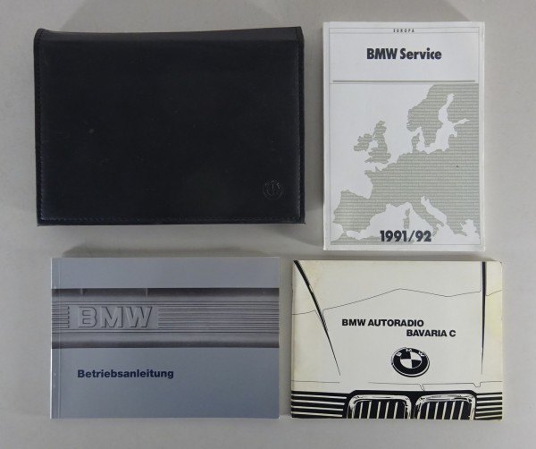 Bordmappe + Betriebsanleitung BMW 6er E24 635 CSi / M635 CSi von 1987