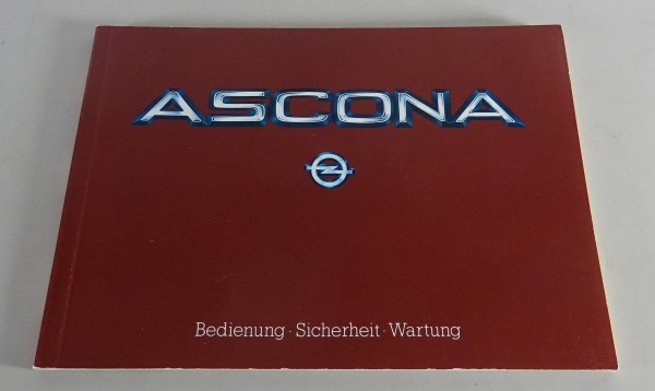Betriebsanleitung / Handbuch Opel Ascona C Stand 07/1983