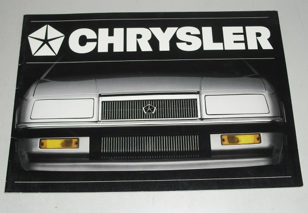 Prospekt / Brochure Chrysler PKW Programm 1988 / 1989 Deutsch
