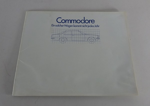 Prospekt / Broschüre Opel Commodore B inkl. GS/E Stand 08/1972